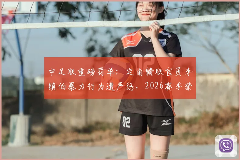 中足联重磅罚单：定南赣联官员李镇伯暴力行为遭严惩，2026赛季禁赛7个月并罚款11万元